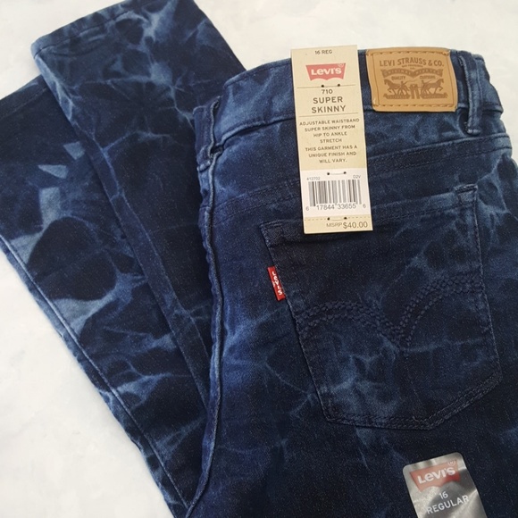 levis girls skinny jeans